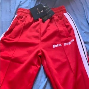 Men’s  Authentic red Palm Angels track pants